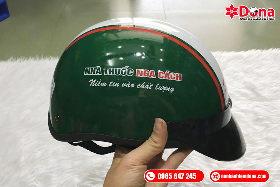 Mũ bảo hiểm nửa đầu nhà thuốc