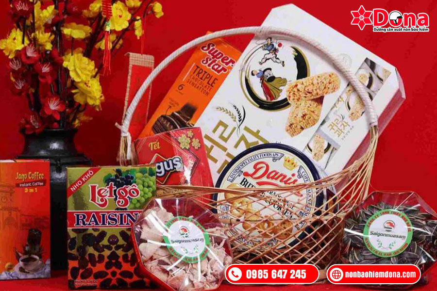 Giỏ quà tết đẹp