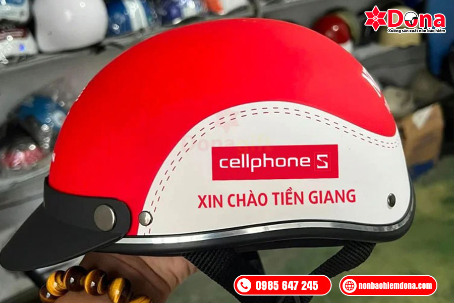 Nón bảo hiểm CellphoneS tăng nhận diện thương hiệu