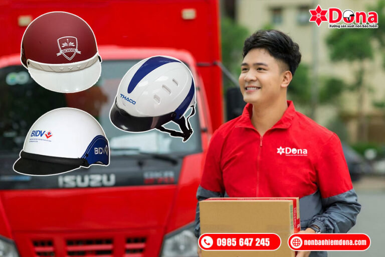 Vận chuyển nón bảo hiểm in logo như thế nào?