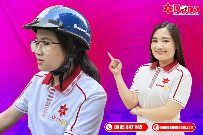 Các chương trình tặng nón bảo hiểm in logo