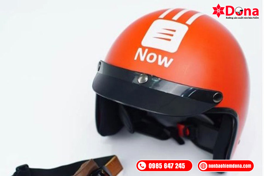 Nón bảo hiểm 3/4 in logo đơn vị vận chuyển