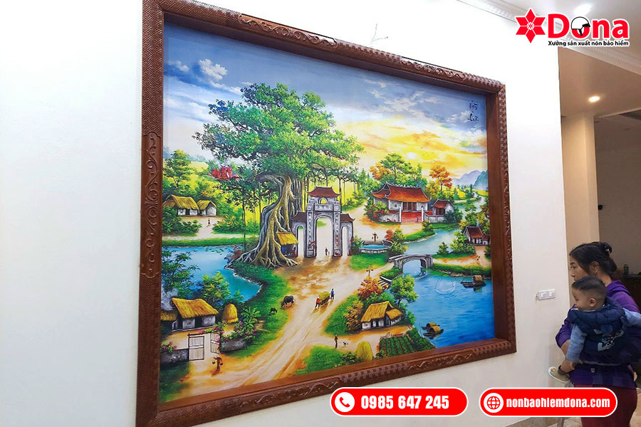 Tranh lụa quà tặng